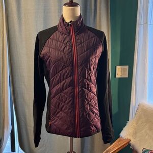 Smartwool Purple and Black Puffer Jacket